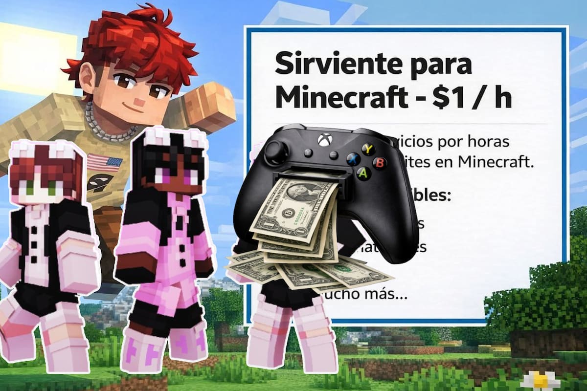 Se ofreció como “sirviente” de Minecraft para conseguir dinero y sus servicios se han vuelto virales desatando varios comentarios en redes sociales
