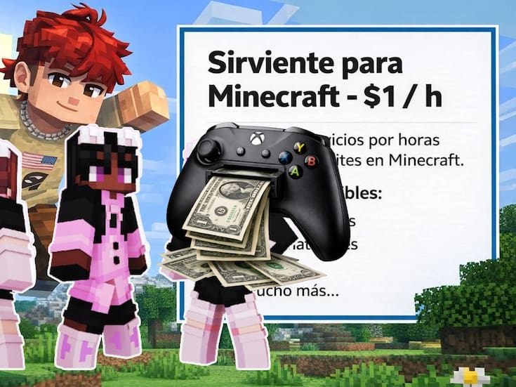 Se ofreció como “sirviente” de Minecraft para conseguir dinero y sus servicios se han vuelto virales desatando varios comentarios en redes sociales