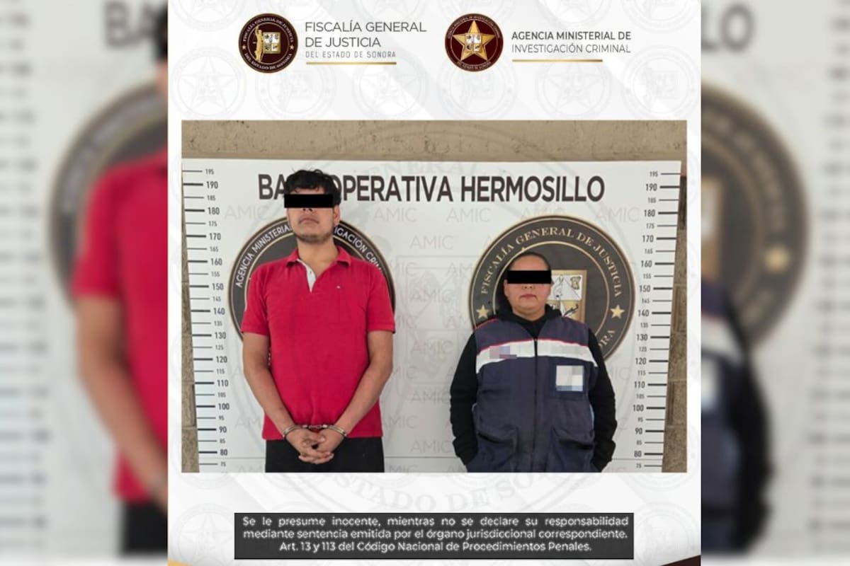 FGJES detiene a dos personas por tentativa de homicidio en Hermosillo