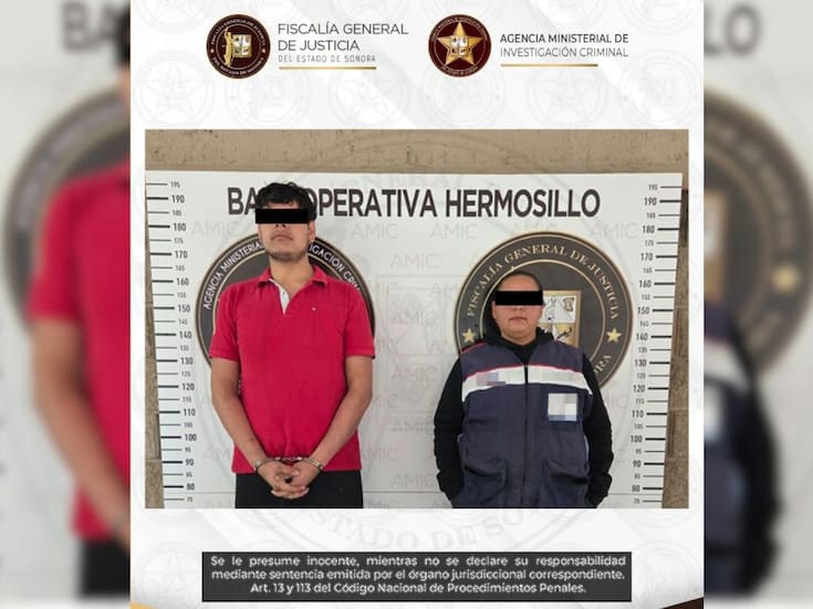 FGJES detiene a dos personas por tentativa de homicidio en Hermosillo