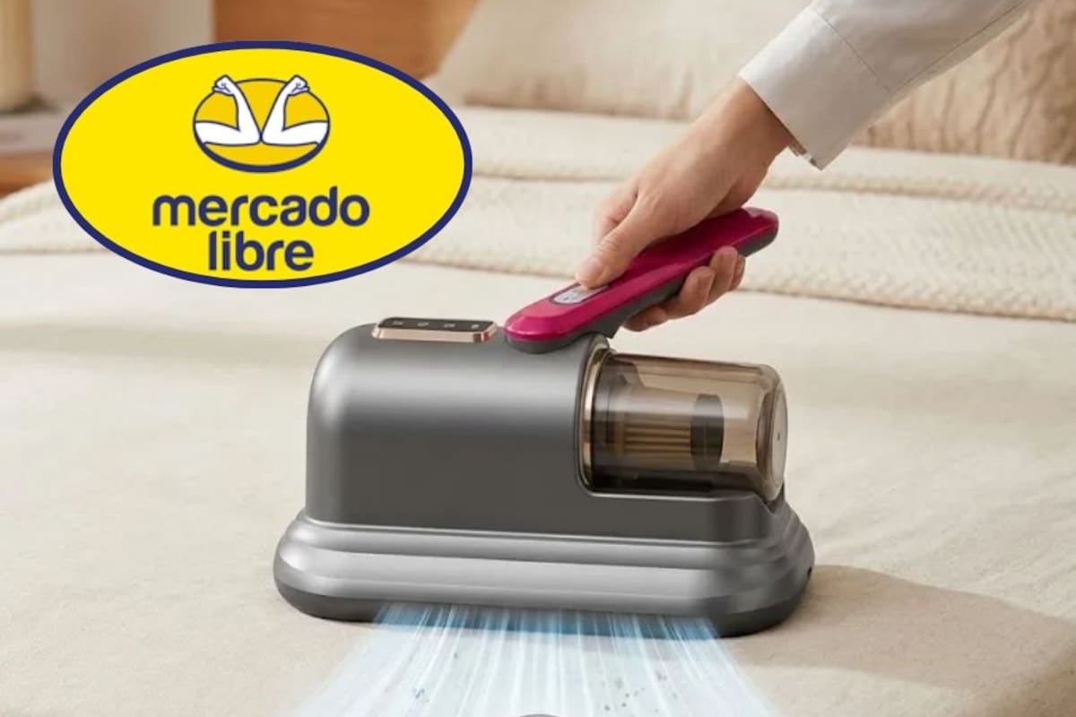 Mercado Libre ofrece un descuento del 28% y tres meses sin intereses en una aspiradora inalámbrica para tapicería, permitiendo a los compradores desinfectar su hogar con envío gratis y el respaldo total de compra protegida
