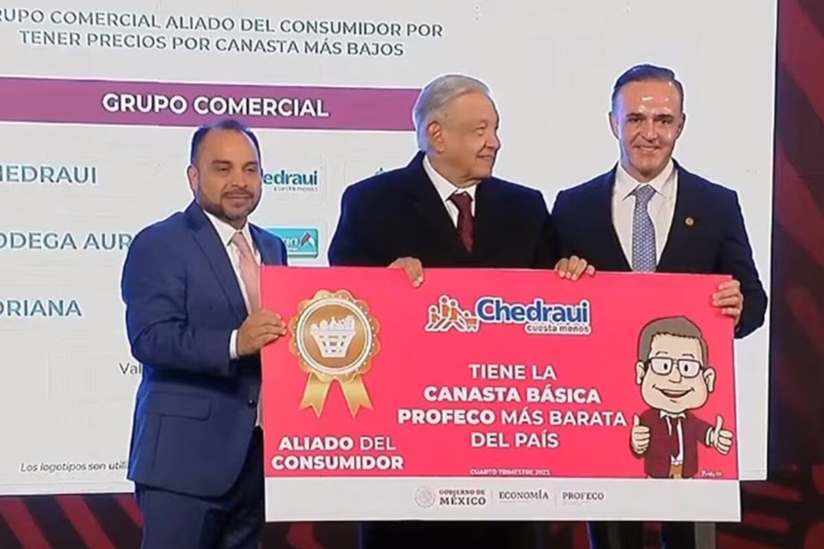 Profeco reconoce a Chedraui como “el ganador” al ofrecer la canasta básica con los precios más bajos