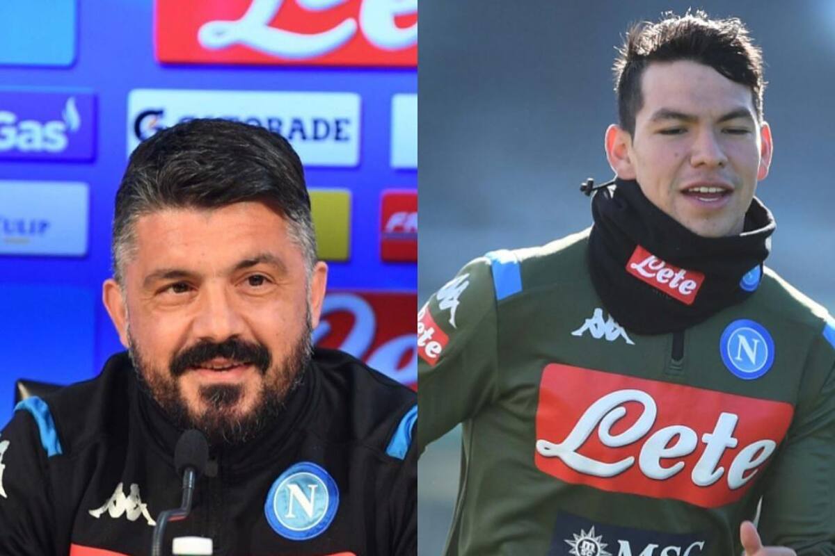 “Sé que sufre porque no juega”: Gattuso sobre Lozano