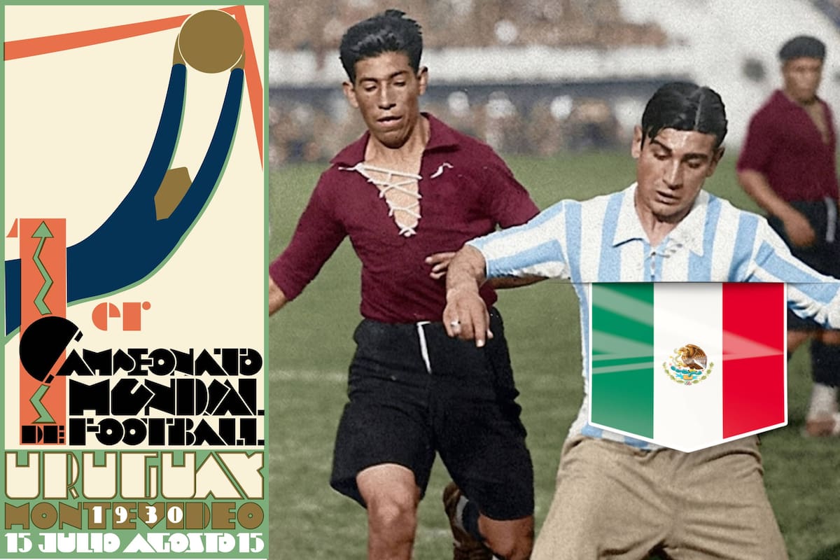 México hizo historia en 1930: jugó el primer partido de los Mundiales tras un viaje de 25 días hasta Uruguay