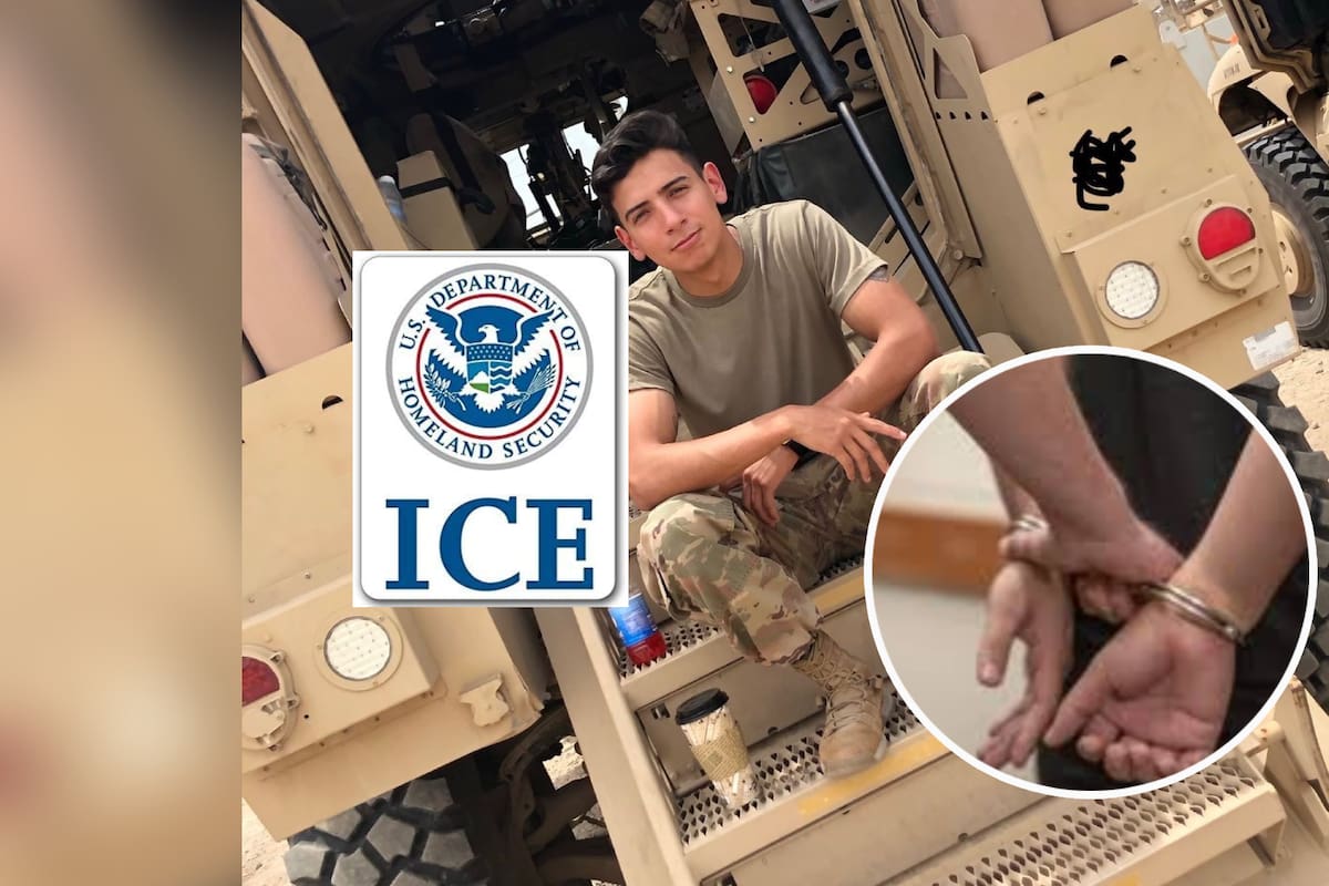 Arresta ICE de Trump a militar de EEUU al cofundirlo con migrante; le rociaron gas pimienta y le rompieron el vidrio a su auto para detenerlo; la increíble historia George Retes