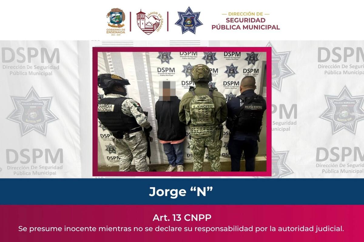 Aseguran a menor de edad por el delito de extorsión en Ensenada