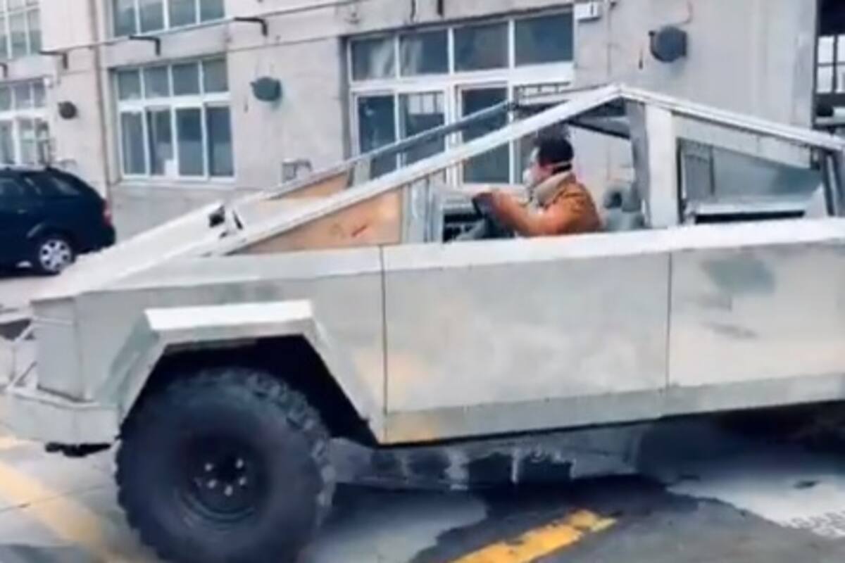 Fabrica su propia Tesla Cybertruck y le añade detalles inspirados en Lamborghini