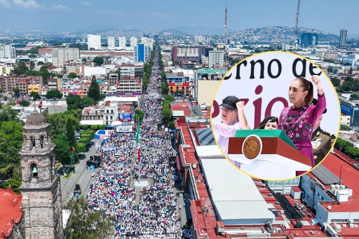 Sheinbaum reúne a 130 mil personas en informe en el Monumento a la Revolución; autoridades reportan saldo blanco