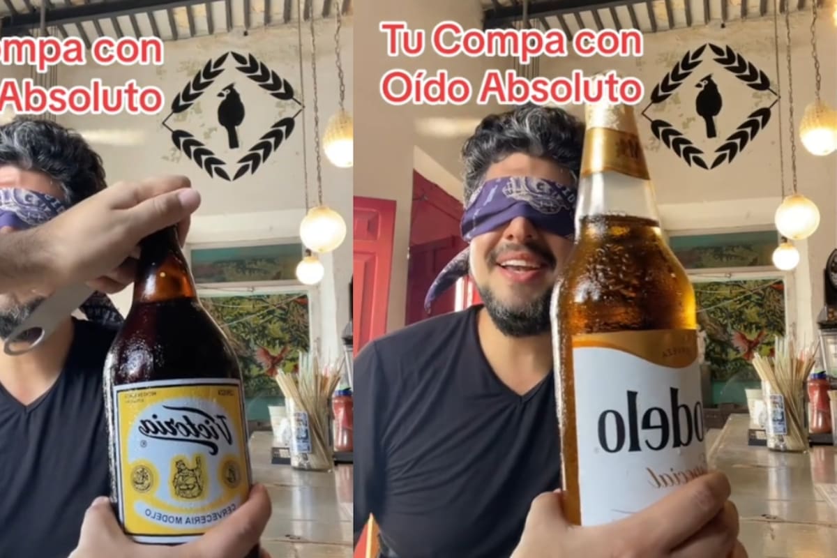 Unos jóvenes ponen a su amigo con oído absoluto a adivinar el tipo de cerveza según el sonido del descorche