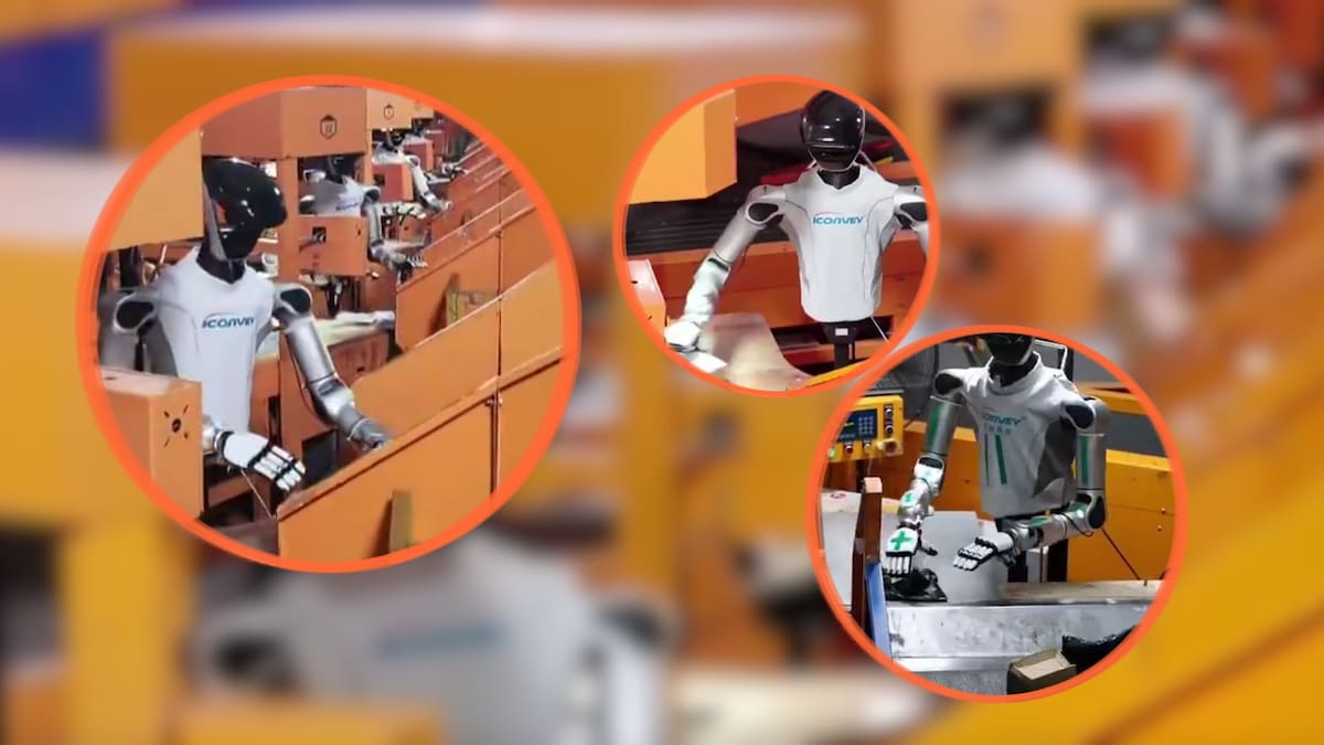 Mil robots humanoides chinos comenzarán a sustituir trabajadores en centros logísticos tras alcanzar una eficiencia del 85 por ciento respecto al humano y demostrar que pueden operar sin descanso las 24 horas del día según la empresa RobotEra