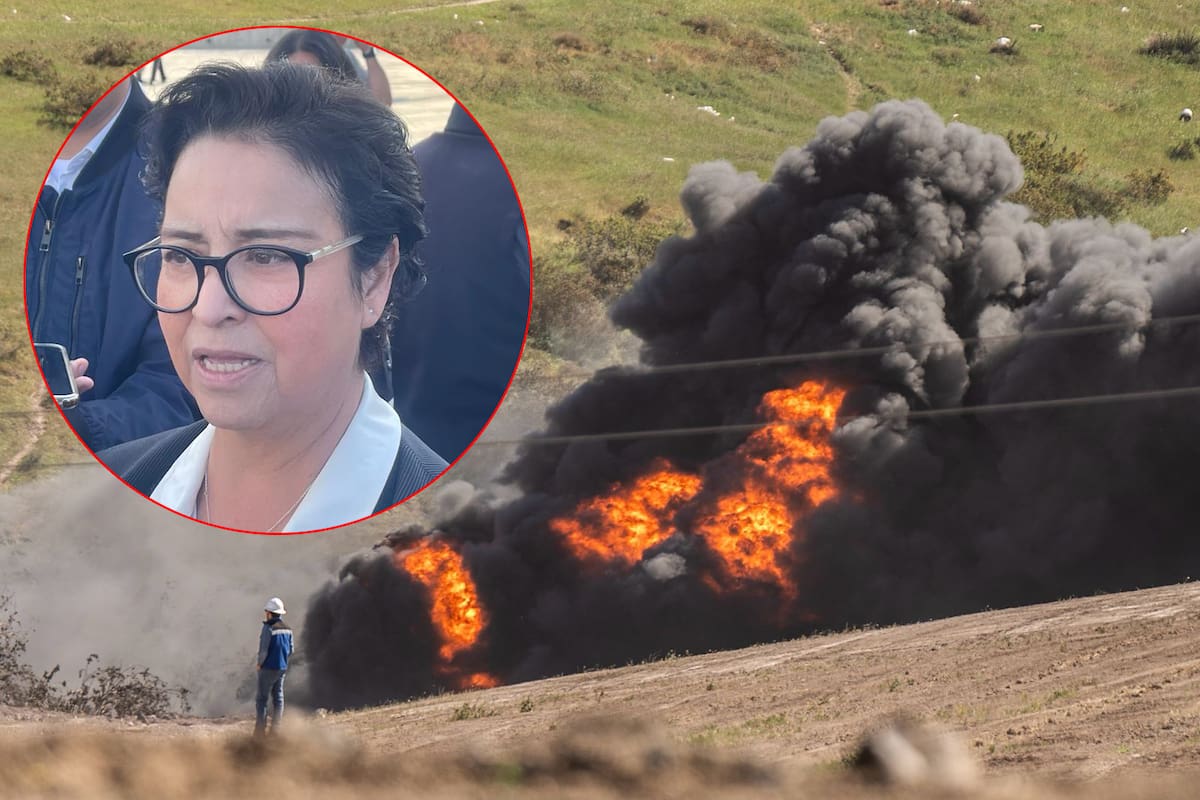 Confirma alcaldesa de Rosarito que incendio en ducto de Pemex fue provocado por “huachicol”