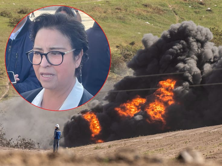 Confirma alcaldesa de Rosarito que incendio en ducto de Pemex fue provocado por “huachicol”