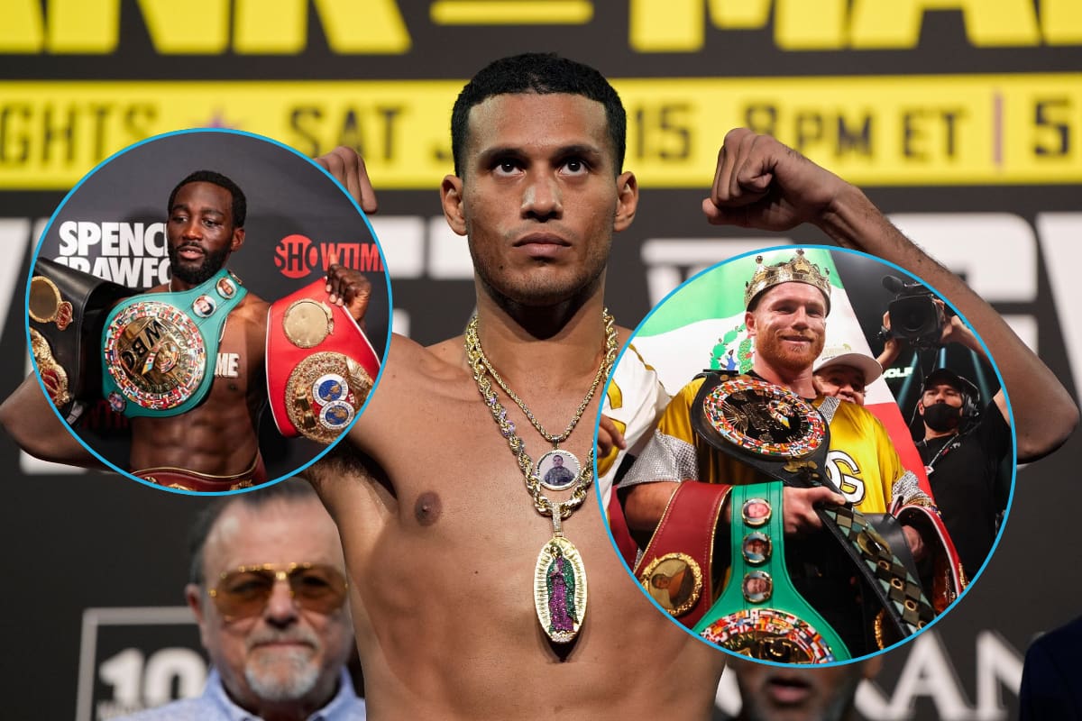 ¿Quién ganaría entre ‘Canelo’ Álvarez y Tarence Crawford, según David Benavidez?