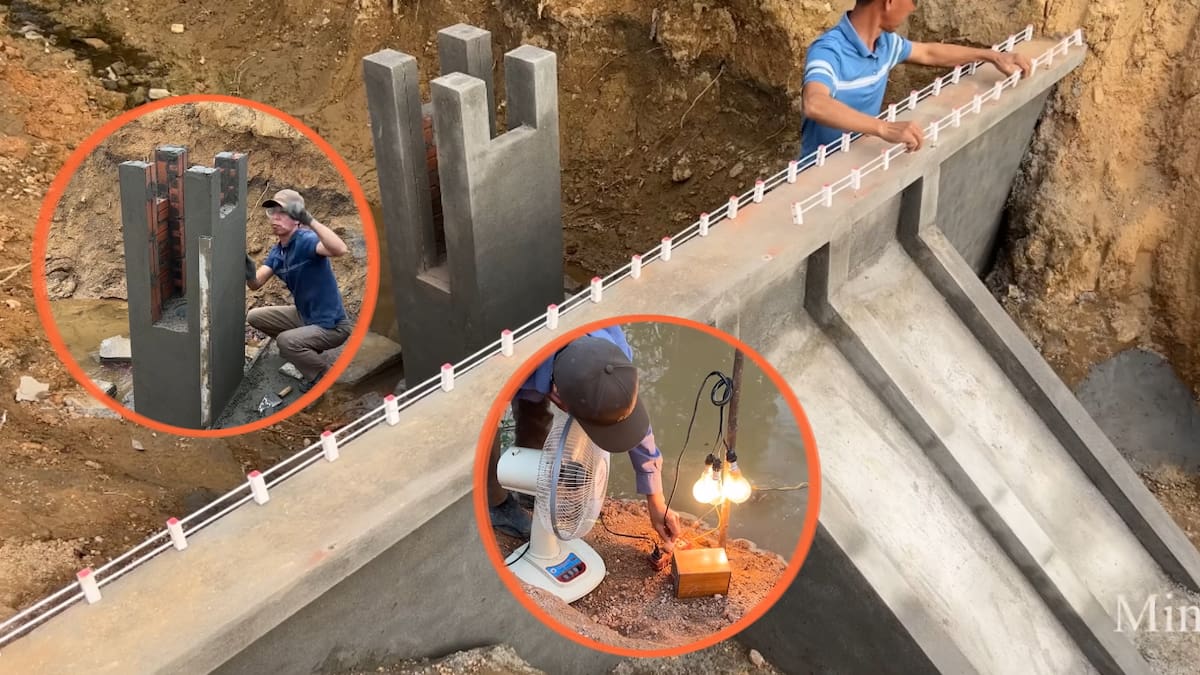 Un hombre aprovechó un río cercano, construyó su propia central hidroeléctrica desde cero y ahora vive fuera de la red eléctrica: genera energía estable para su casa, evita cortes y reduce costos con un sistema que él mismo diseñó y mantiene