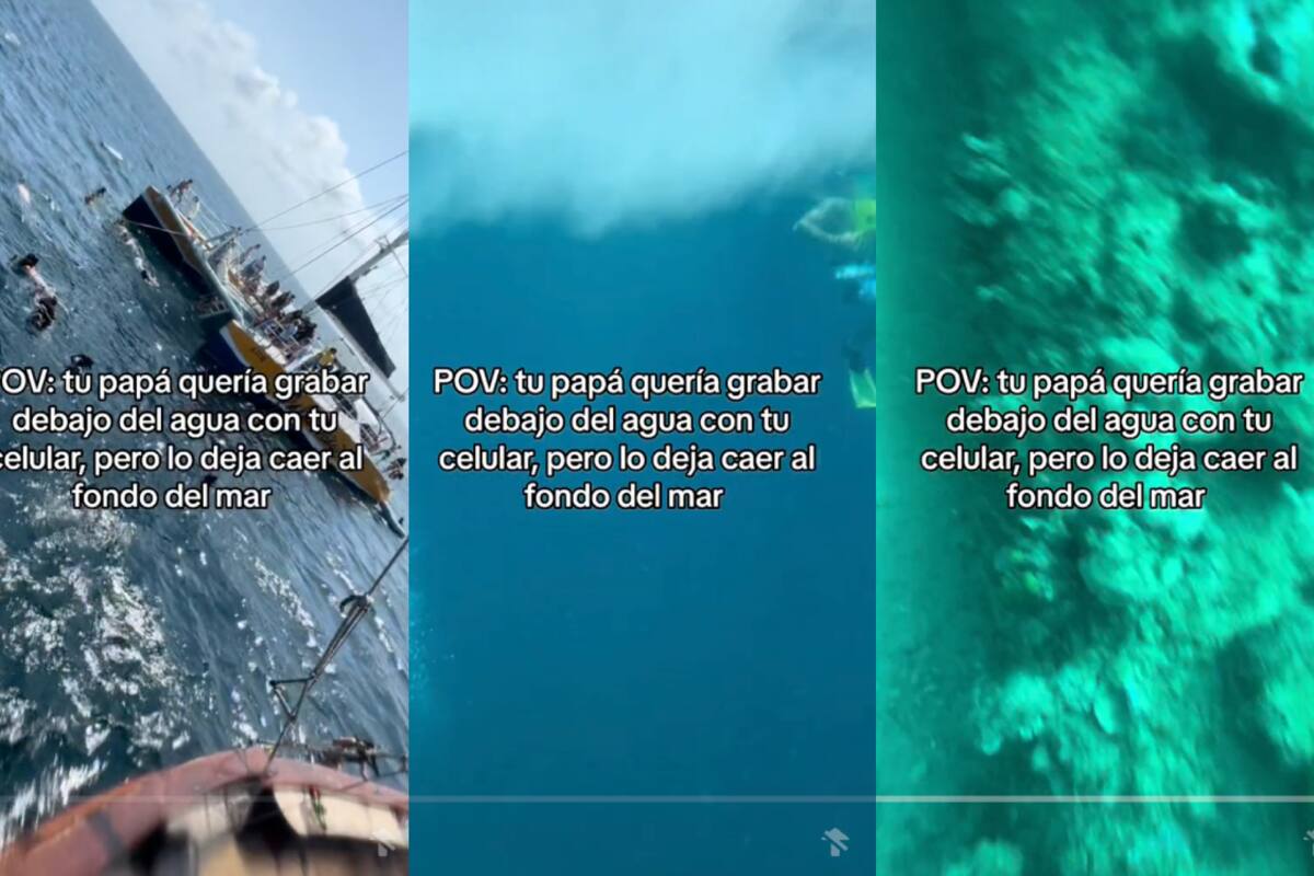 VIRAL: hombre deja caer su celular al mar y éste graba todo su descenso hasta el fondo