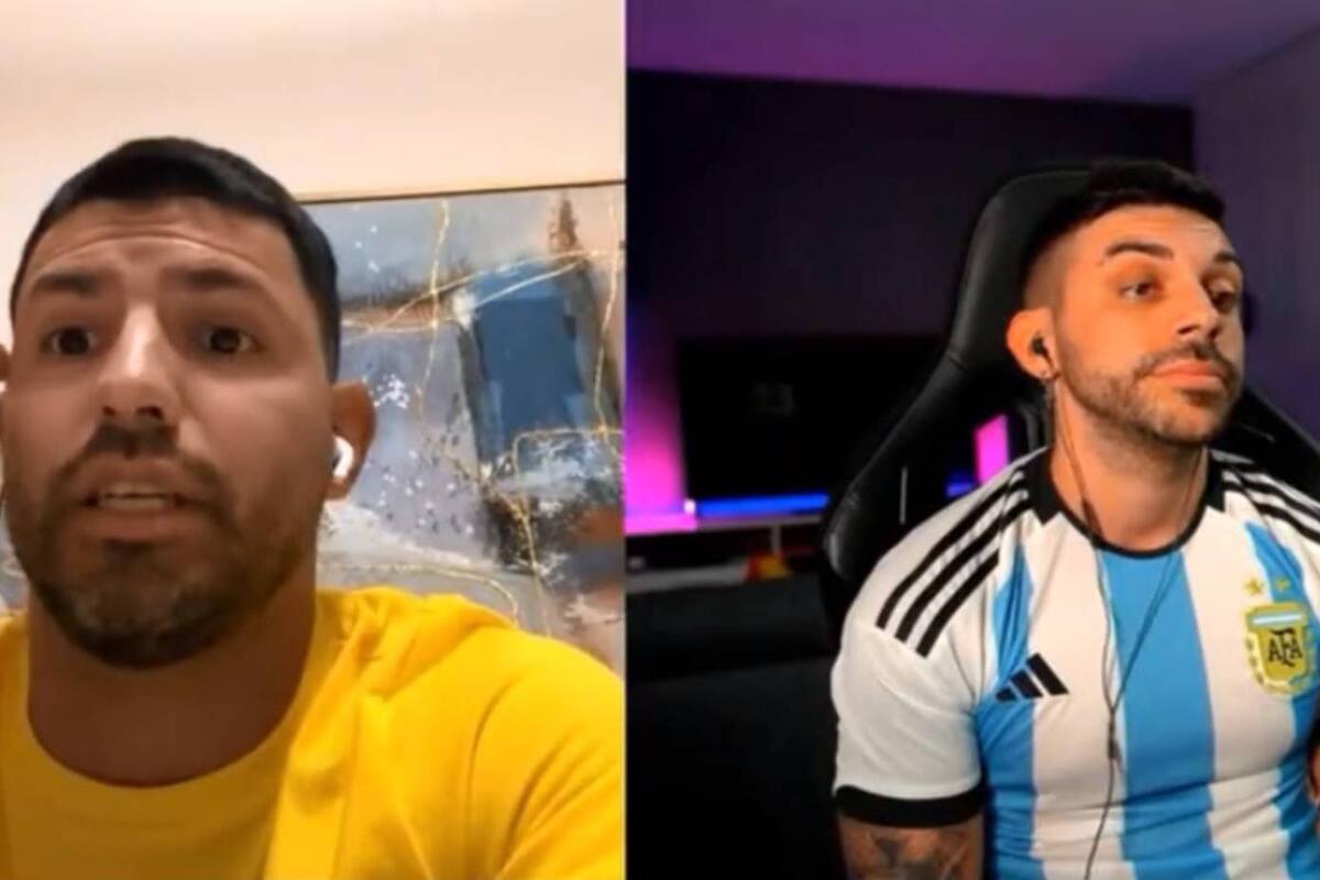'Kun Agüero' y youtuber DJ Mario encabezan fuerte discusión en streaming en vivo