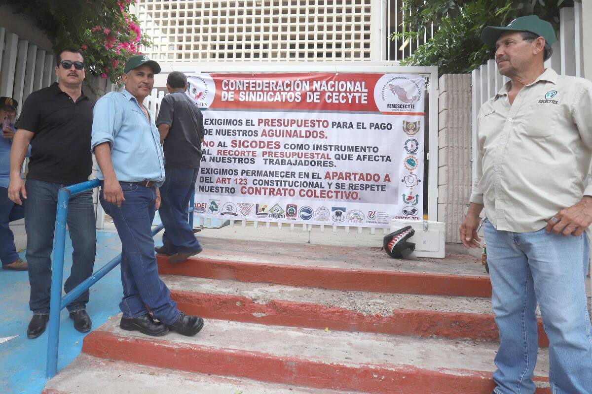 Cecytes comenzará sus clases de manera normal tras cumplir pagos a sindicato