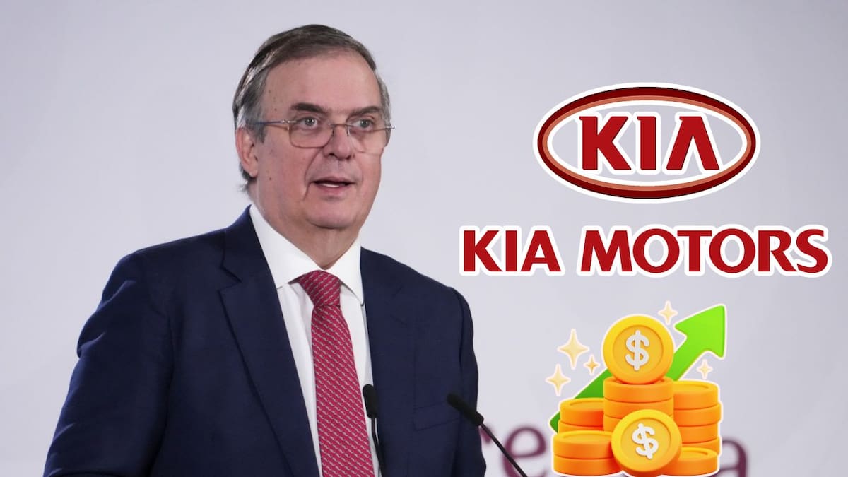 Anuncia Ebrard inversión de 649 mdd de KIA para producir vehículo eléctrico en México