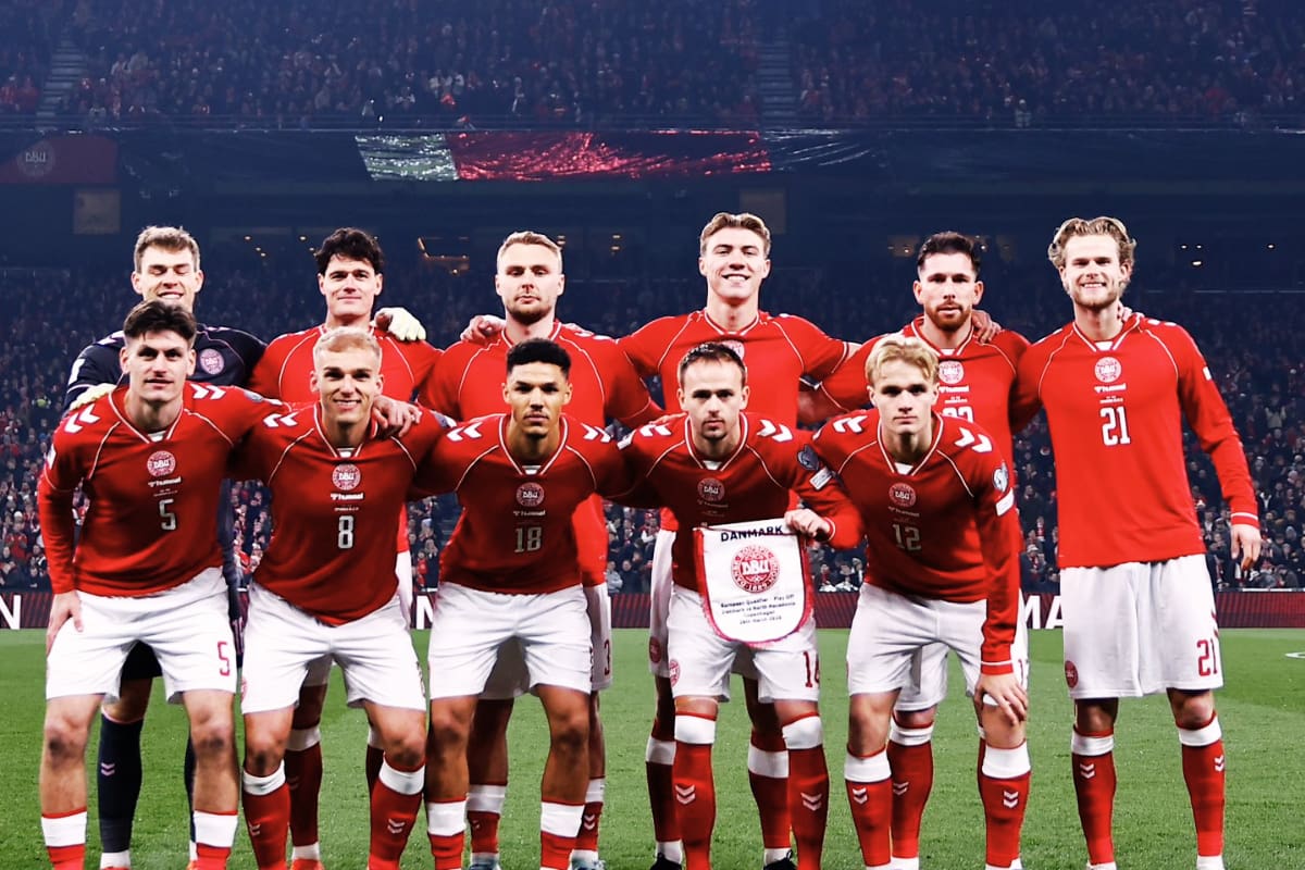 Dinamarca vs Macedonia del Norte: Goles, resumen y mejores momentos del partido de Repechaje Europeo