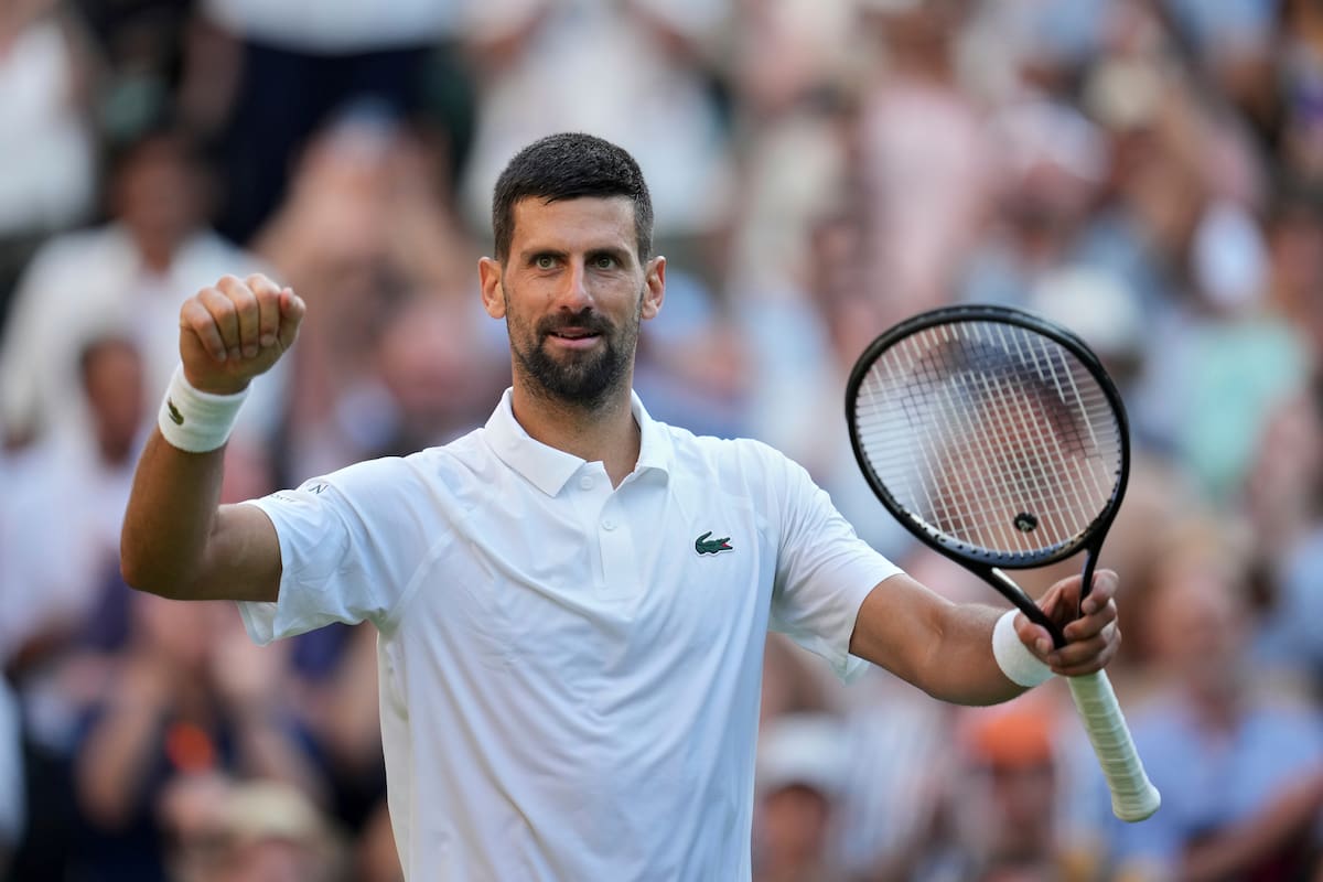 Novak Djokovic llega a su semifinal número 14 en Wimbledon con 38 años