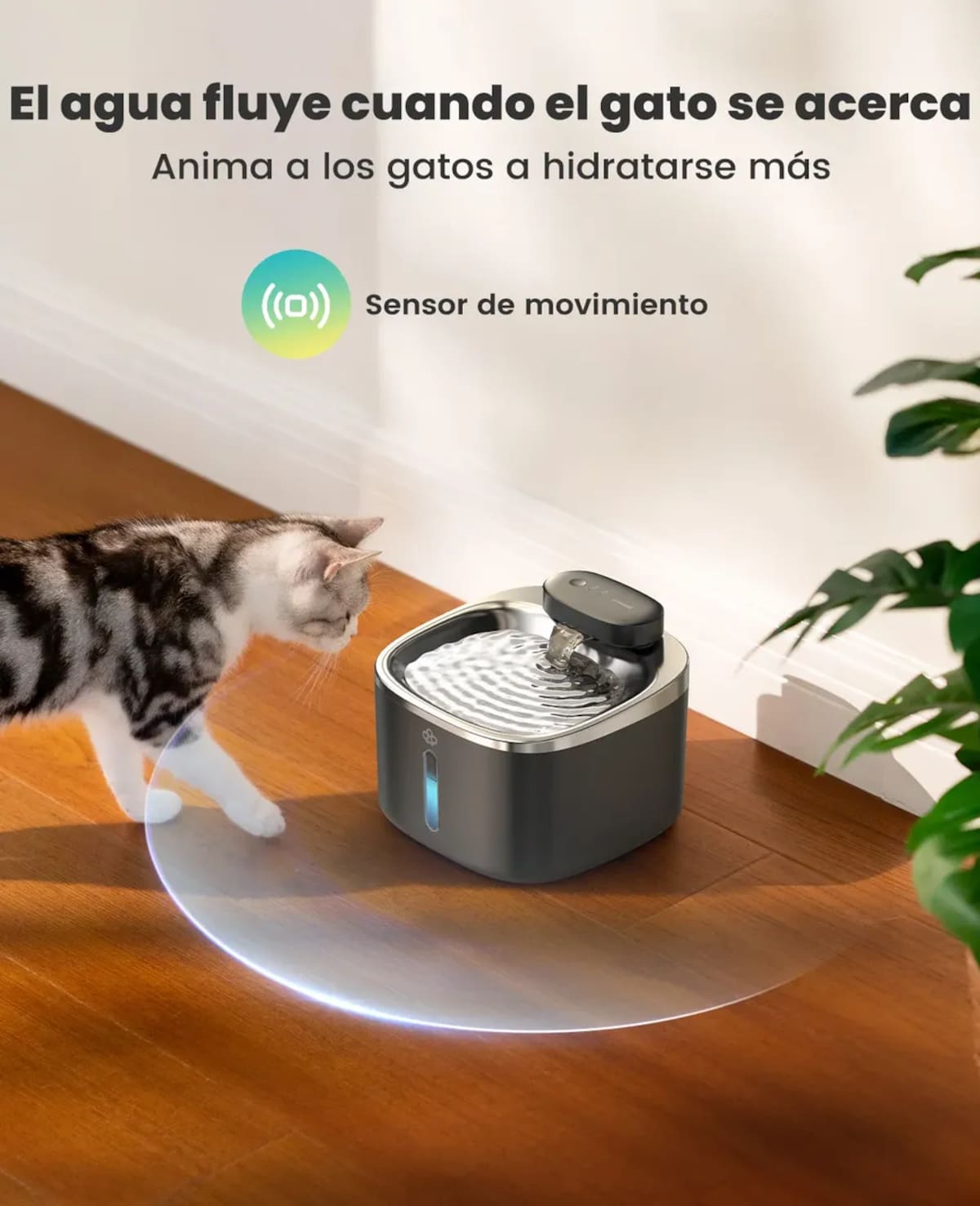 Fuente de agua inalámbrica para mascotas | Mercado Libre