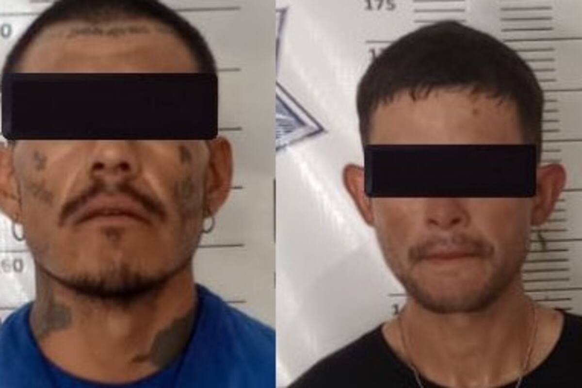 Detienen a dos hombres señalados de robo