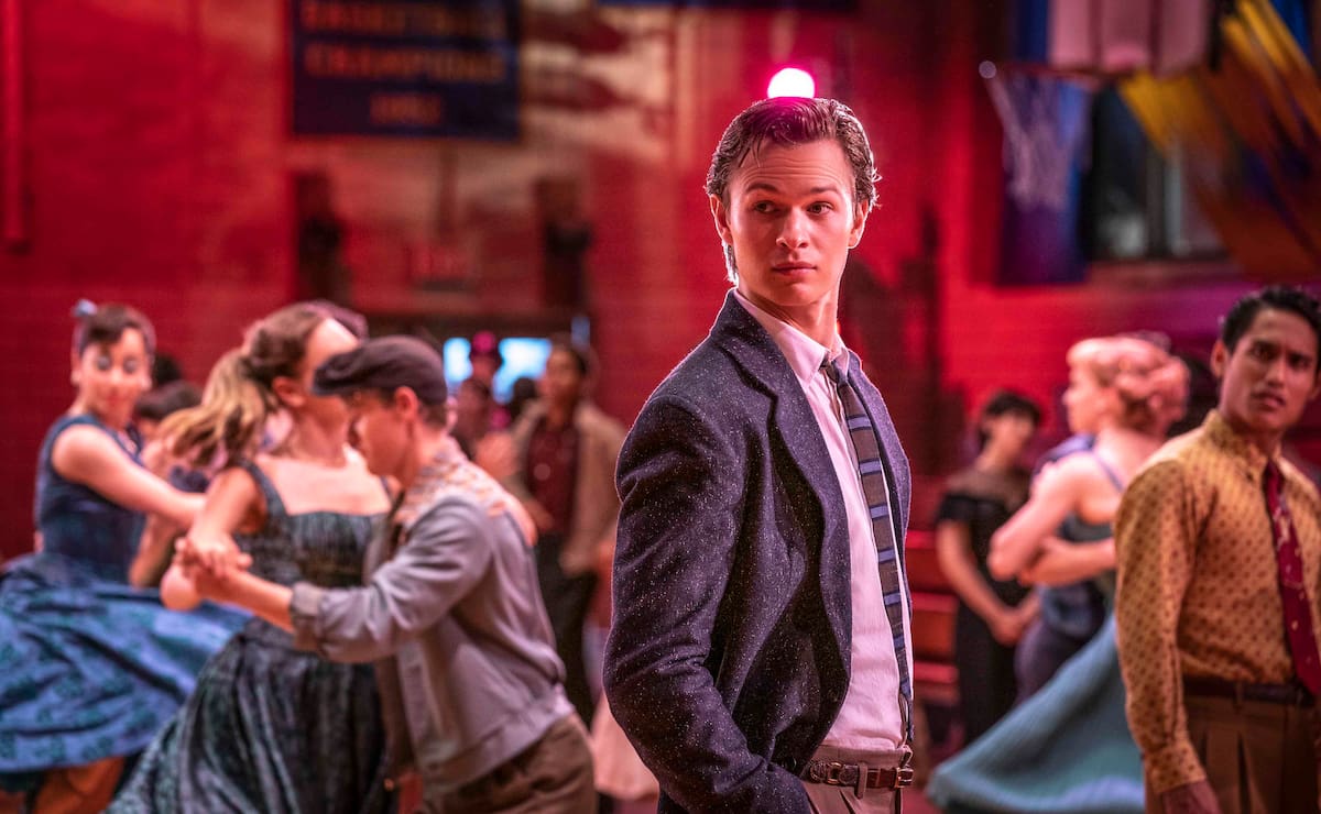 Ansel Elgort as Tony in 20th Century Studios’ WEST SIDE STORY.