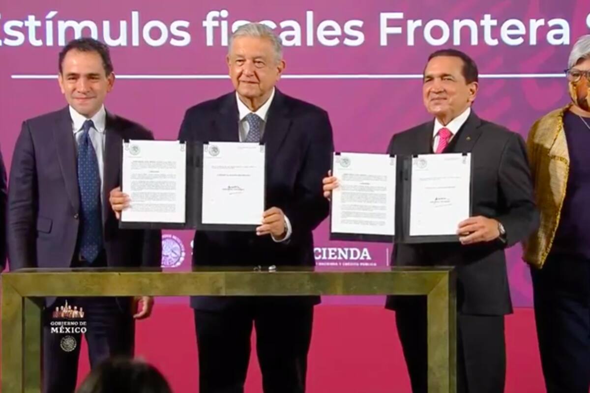 AMLO anuncia decretos de estímulos fiscales para la frontera Norte y Sur; Chetumal zona franca a partir del 1 de enero