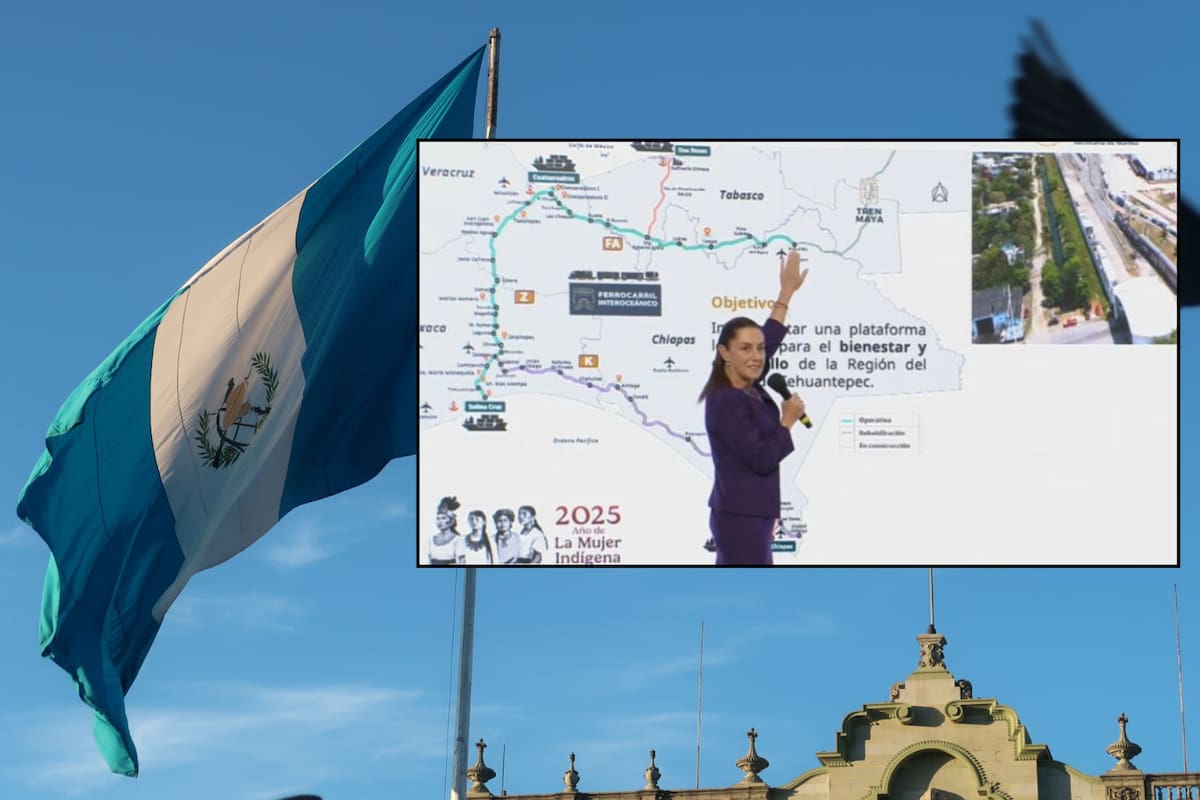 Claudia Sheinbaum consolida proyecto de Tren Interoceánico para llegar a Guatemala