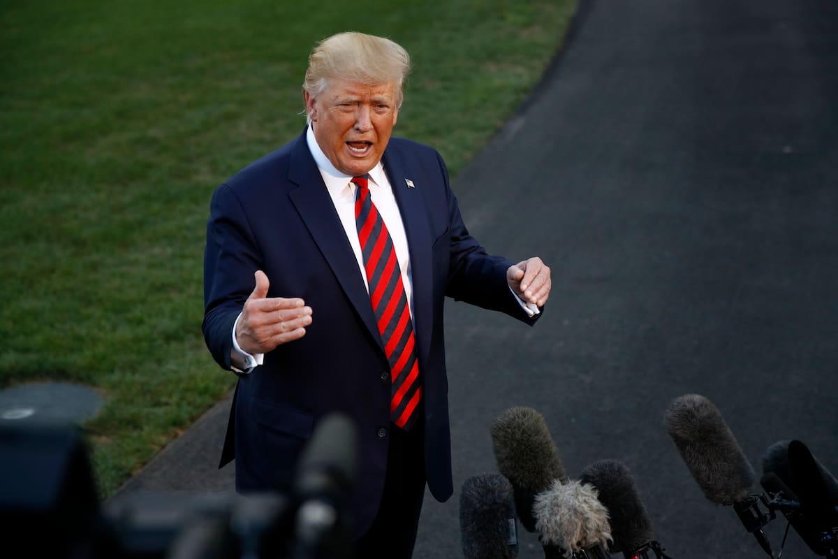 El presidente de Estados Unidos, Donald Trump. (AP Foto/Patrick Semansky)
