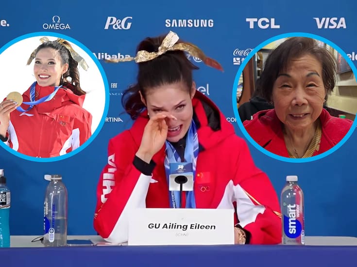 La superestrella china del esquí rompió en llanto al descubrir que su abuela murió momentos después de ganar la medalla de oro en los Juegos Olímpicos de Invierno 2026