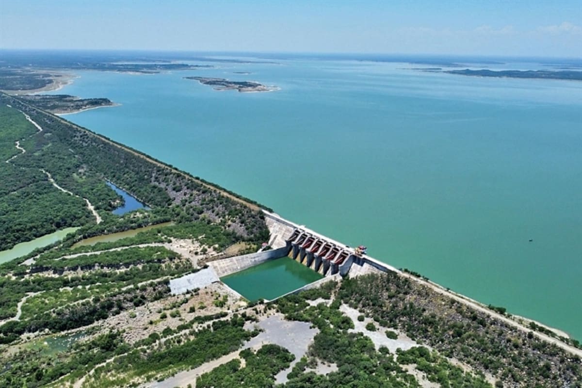 Comenzará desfogue de la presa El Cuchillo durante la madrugada de este lunes para pagar deuda hídrica con Estados Unidos