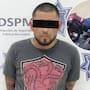 Detienen a motociclista en San Marcos; llevaba una navaja y una pistola de utilería