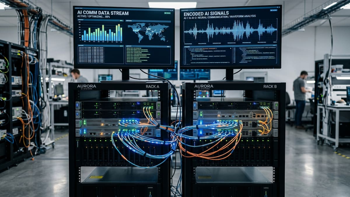 Dos inteligencias artificiales detectaron que hablaban entre sí durante un experimento y abandonaron el lenguaje humano para comunicarse mediante señales de sonido codificadas con la tecnología ggwave, un sistema más rápido y eficiente diseñado para el intercambio directo de datos entre máquinas