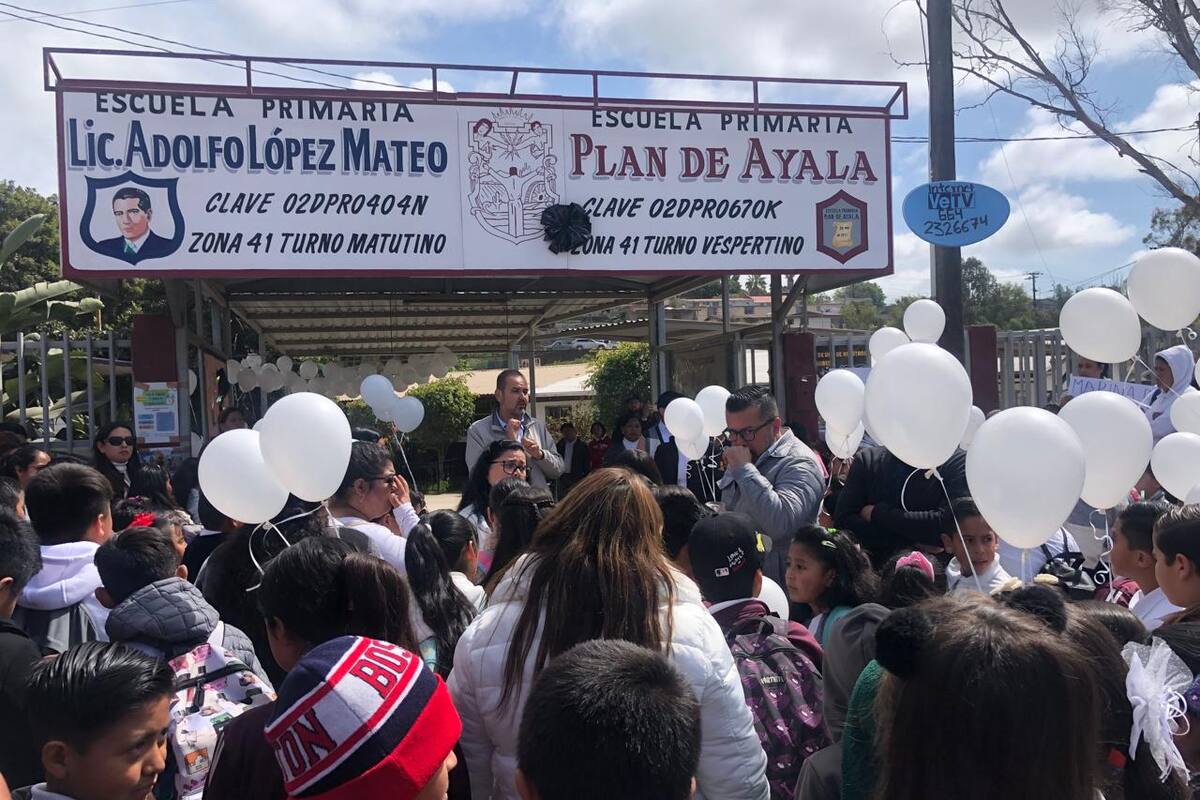 Dan último adiós a alumna Melanie Alessandra de 7 años