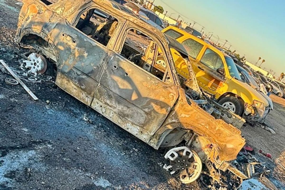 Mexicalense detenido por prender fuego a múltiples vehículos en Calexico
