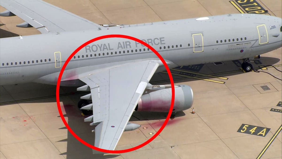 La prohibición de Palestine Action ocurrió semanas después de que activistas irrumpieran en la base aérea RAF Brize Norton y pintaran de rojo dos aviones militares.