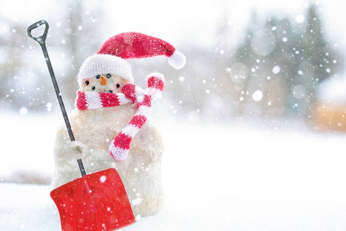 Ordenan a familia que retire muñeco de nieve navideño por adelantarse a las fiestas