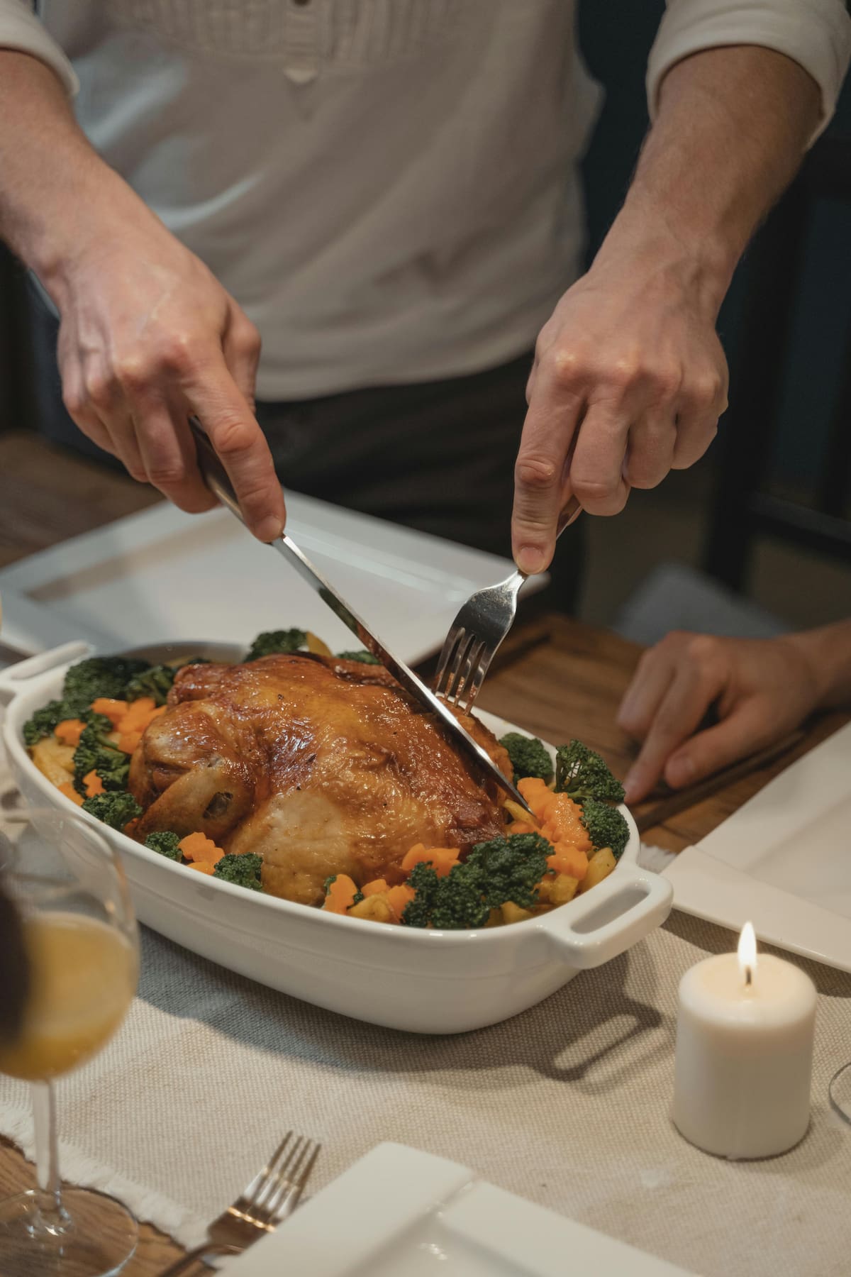 Pollo al tequila con naranja