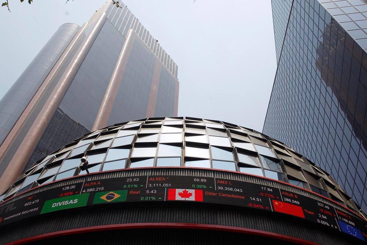La Bolsa de México pierde un 0.19 % y liga dos sesiones a la baja