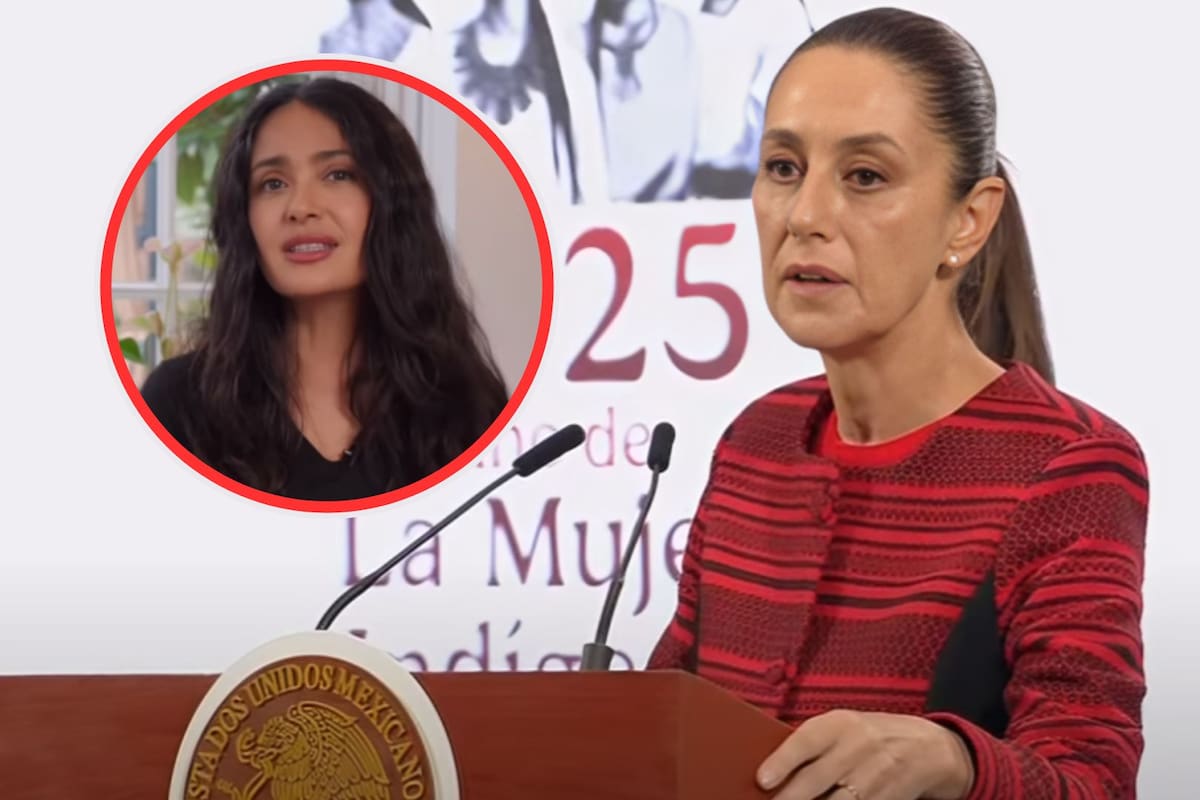 Claudia Sheinbaum aplaude a Salma Hayek por defender a los migrantes en EEUU