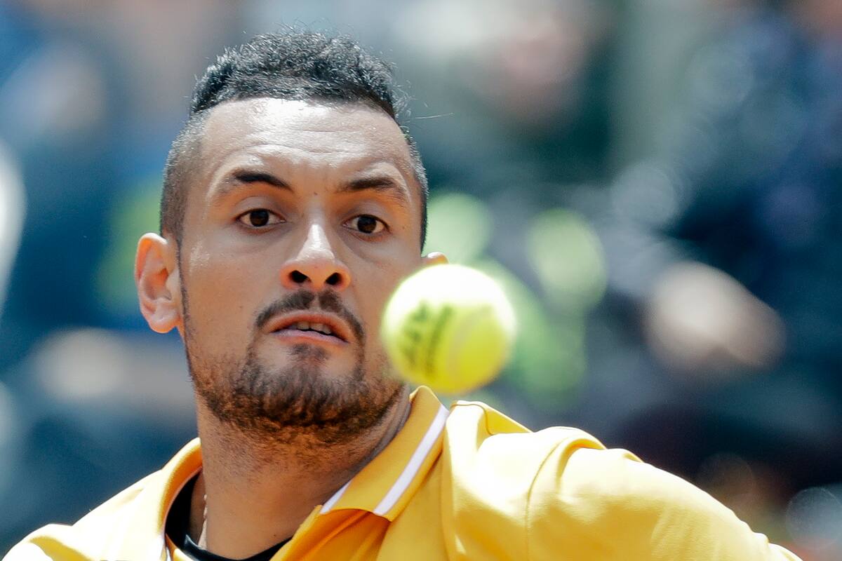 El tenista Nick Kyrgios vuelve a protagonizar otro berrinche en la cancha