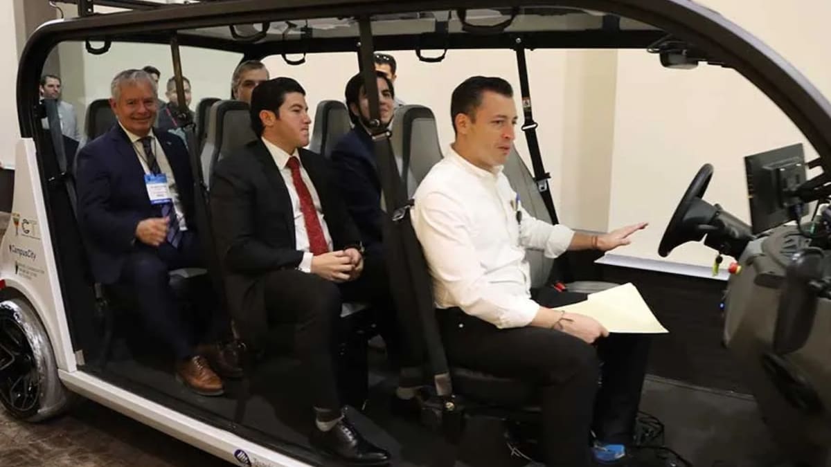El Tec de Monterrey presentó el primer minibús autónomo de uso público en América Latina. (TecdeMonterrey)