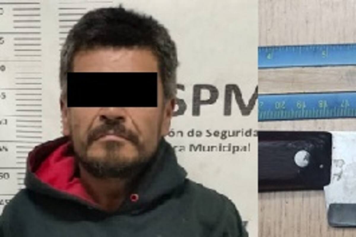 Traía arma blanca, lo relacionan a asaltos