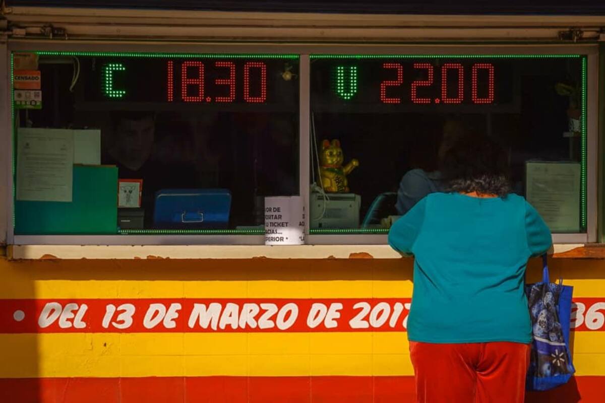 La caída estrepitosa de los mercados proyectó el dólar por arriba de los 22 pesos