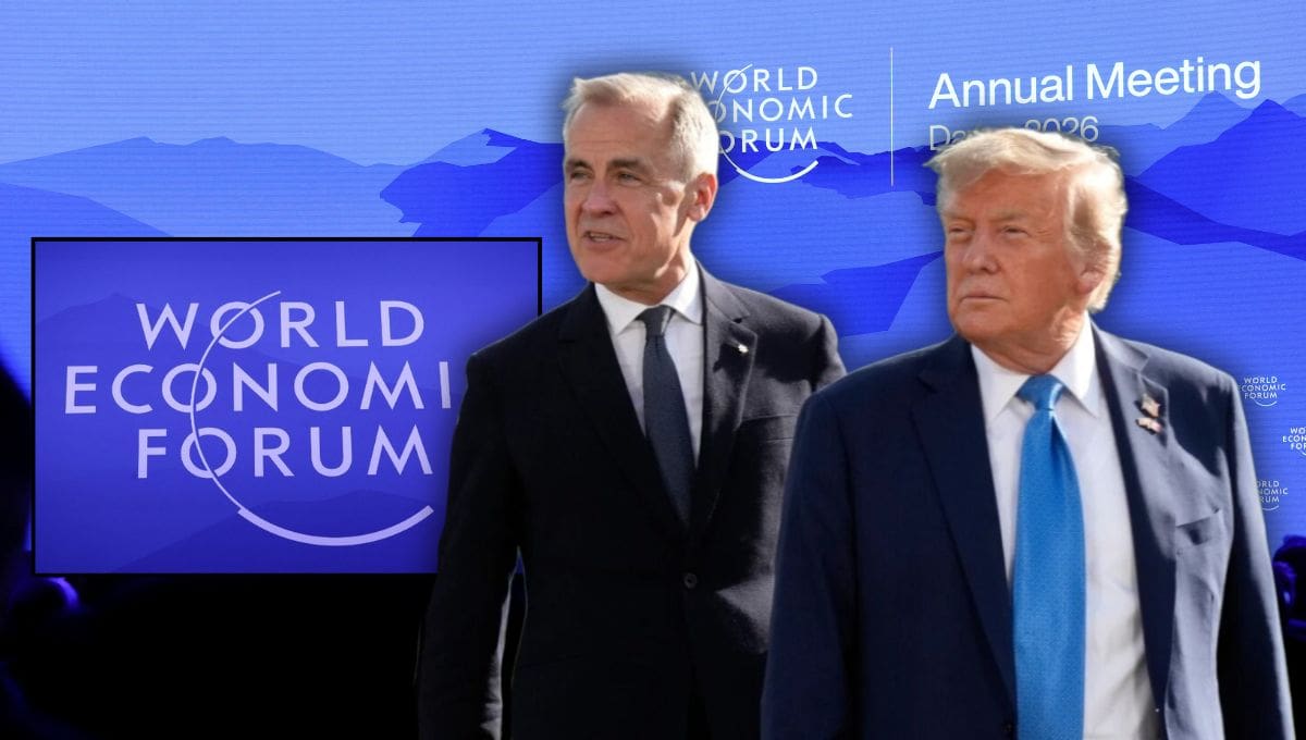 Trump reprocha a Mark Carney su mensaje en Davos y acusa a Canadá de “no ser agradecido”.