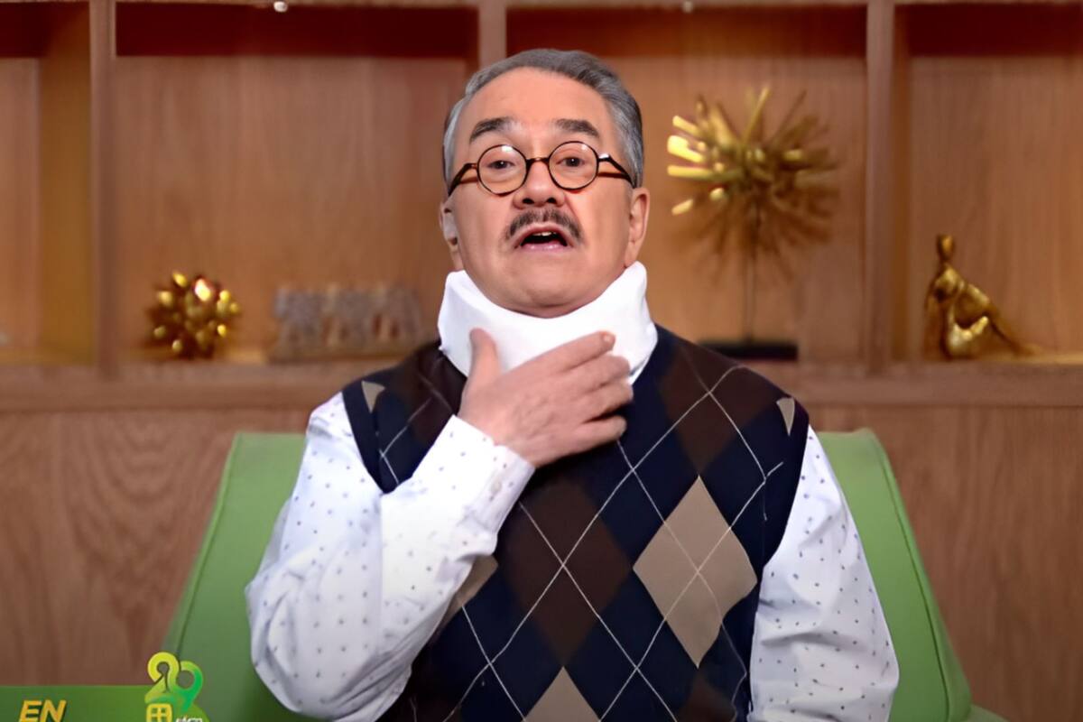 Pedro Sola genera preocupación al aparecer con collarín en Ventaneando: ¿Qué le pasó?