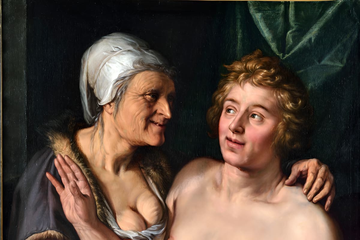 La historia detrás de “Vieja y Joven” de Hendrick Goltzius