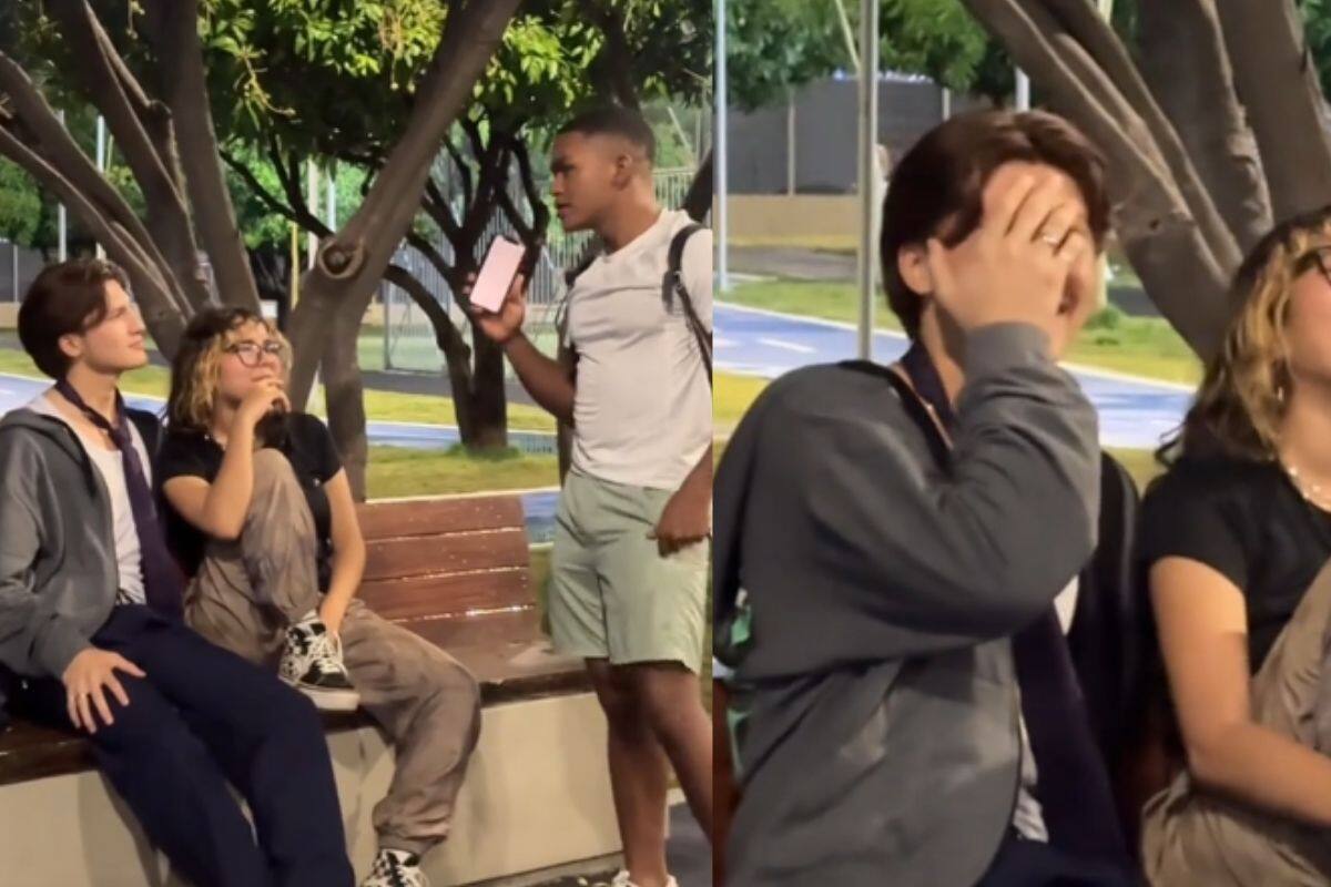 ¿Qué pasaría si tu pareja te contagia de VHS? Se viraliza la respuesta de esta mujer en el parque