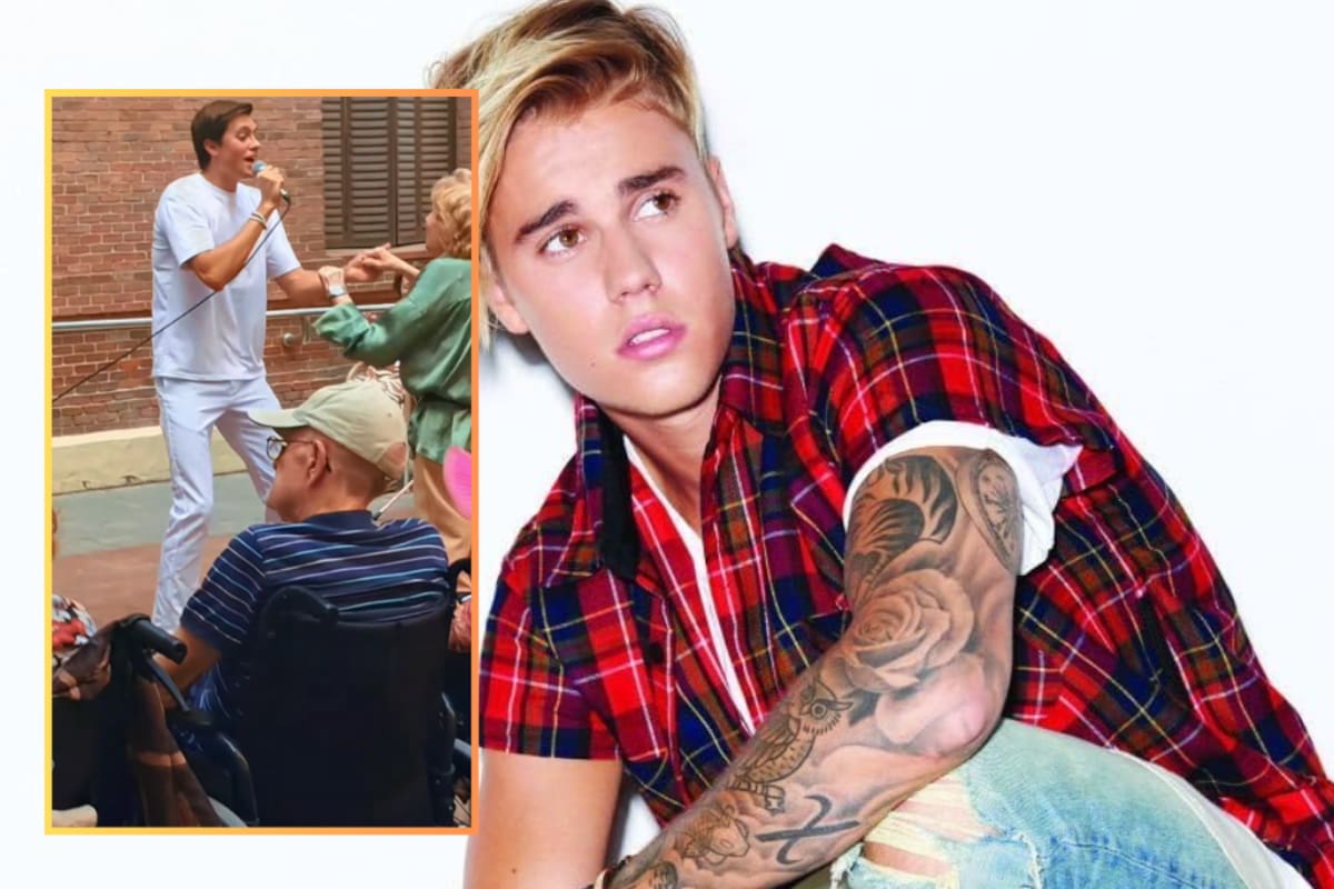 Joven se hace pasar por Justin Bieber y canta sus éxitos en un asilo para personas mayores